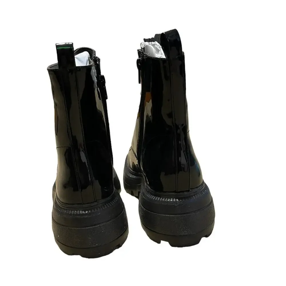 Katy Perry Size 10 NEW in Box Womens Black The Geli Combat Boots - Picture 12 of 12